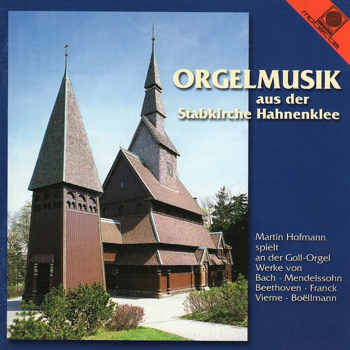 CD-Cover zu Orgelmusik aus der Stabkirche Hahnenklee